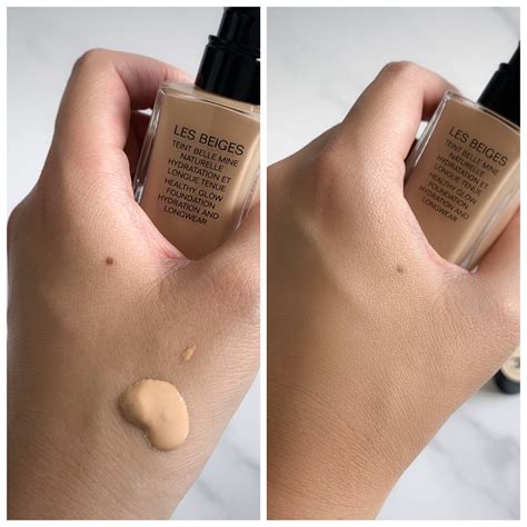 LES BEIGES Healthy Glow Foundation Hydration and Longwear.